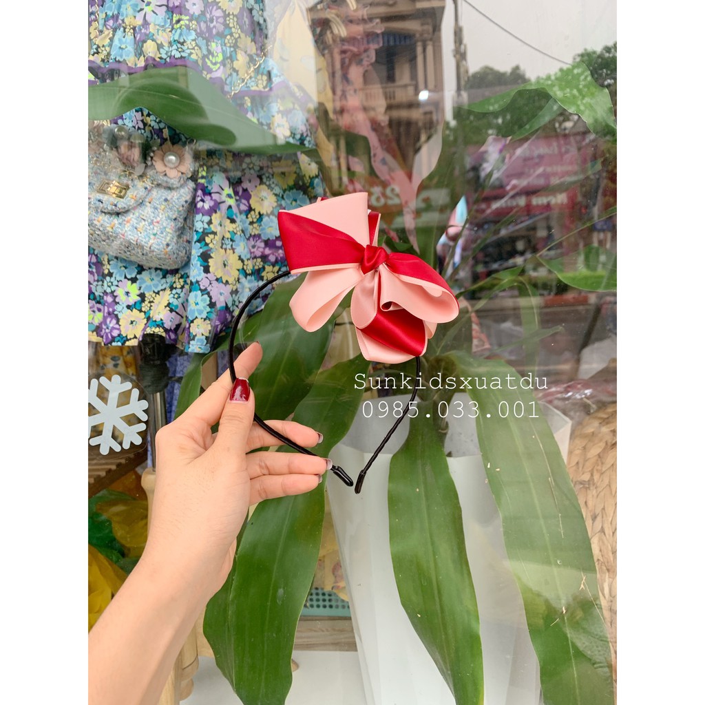 Bờm nơ bé gái Handmade