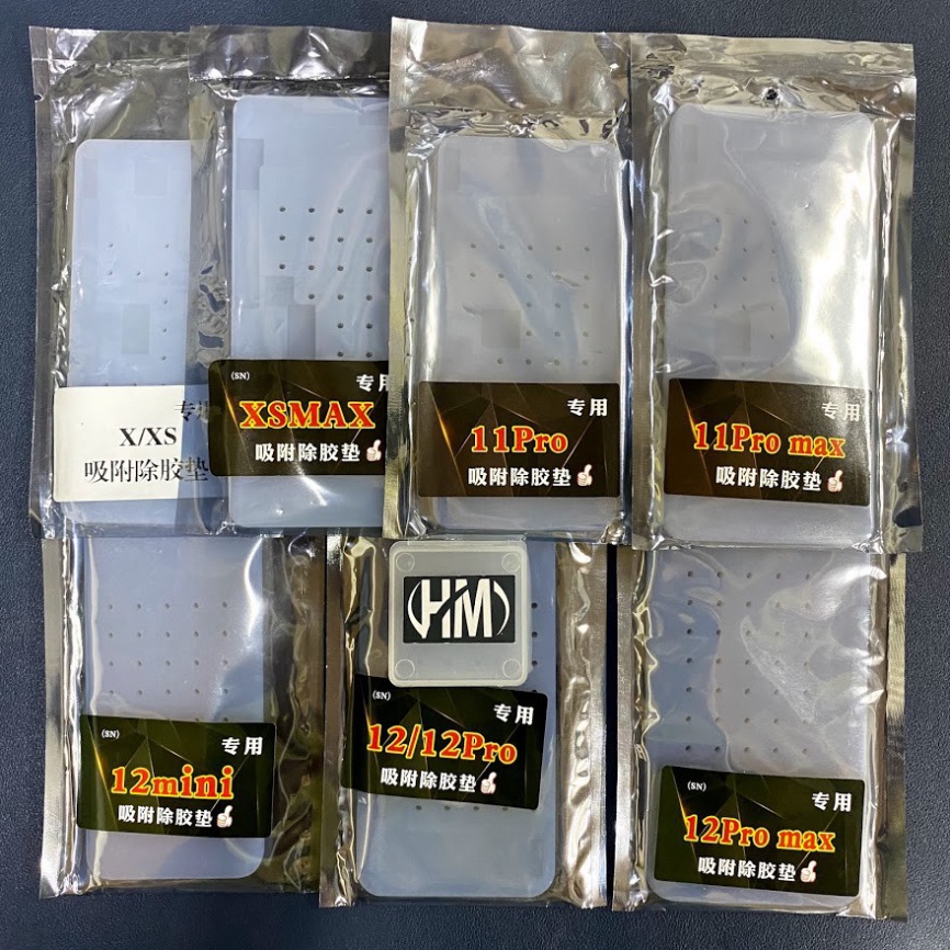 _ Miếng cao su hút màn hình từ iPhone X đến 12 Pro Max