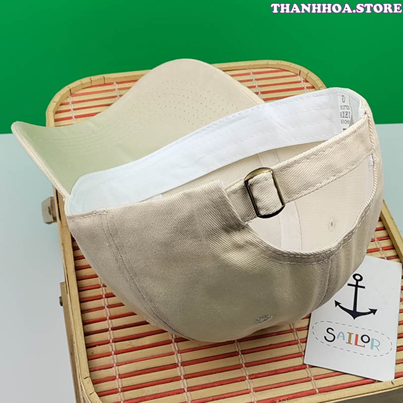Mũ lưỡi trai nam nữ Hàn Quốc đẹp cao cấp nón kết trơn cá tính màu đen trắng