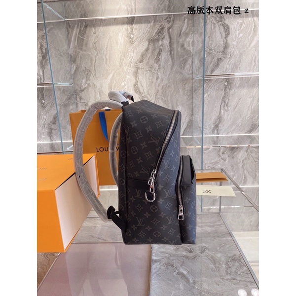 Balo thời trang da thật hoạ tiết thương hiệu Louis Vuitton LV Discovery cao cấp