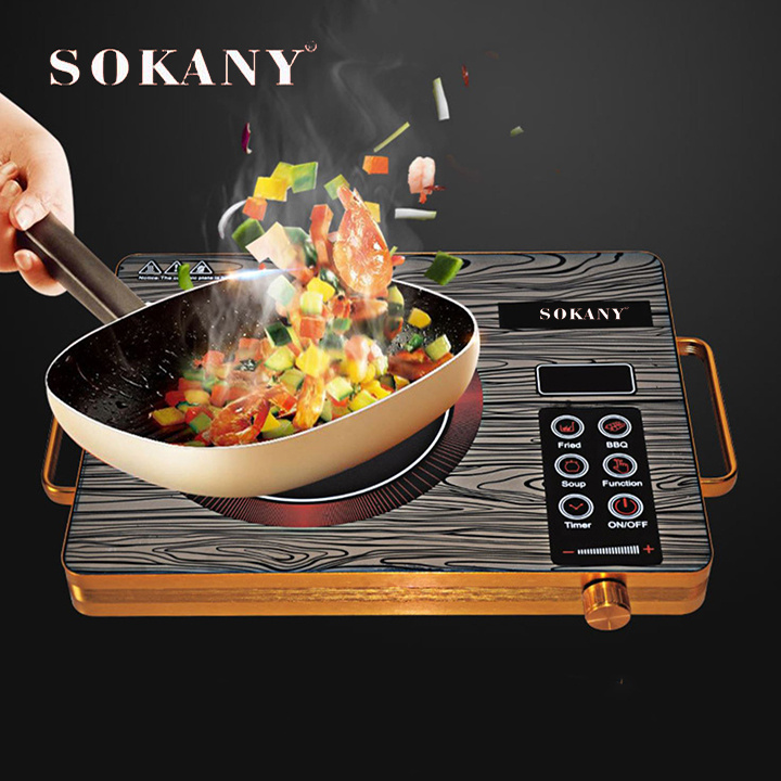 Bếp hồng ngoại Sokany cao cấp 2 vòng nhiệt tiết kiệm điện