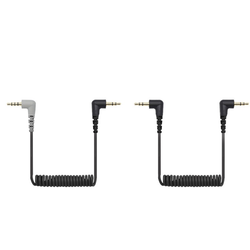 Dây Cáp Lò Xo Chuyển Đổi Micro TRS Sang TRRS 3 5mm Cho RODE SC7 SC3 Video Micro-Type