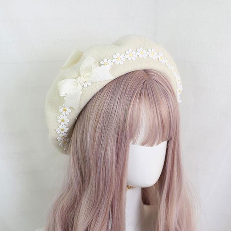 Nón Beret Thời Trang Phong Cách Lolita Cho Nữ