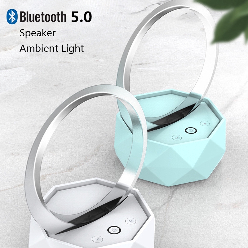 Loa Bluetooth Không Dây Nhỏ Gọn Có Đèn Led Cầu Vồng