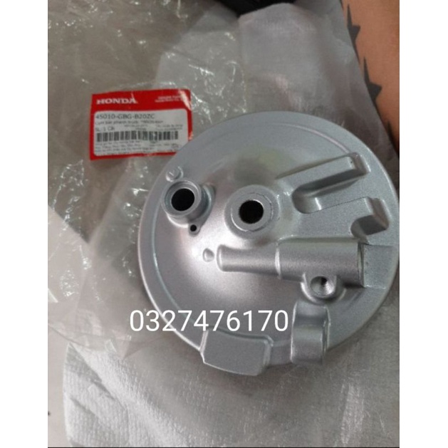 bát má phanh đùm trước xe Super Dream zin honda