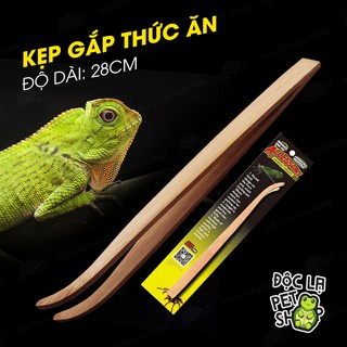 Kẹp gỗ gắp thức ăn cho bò sát