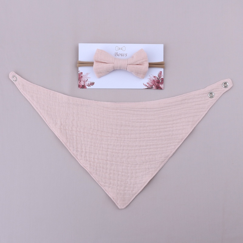 Set 2 Yếm Ăn Co Dãn Xinh Xắn Cho Bé Gái