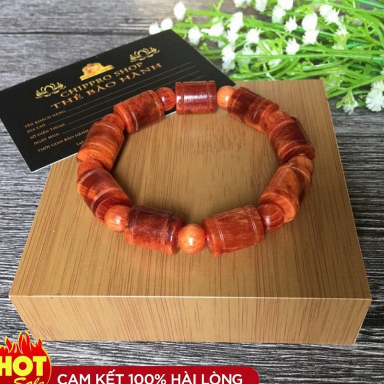 ((SIÊU ĐẸP )) Vòng tay gỗ Huyết Long ( Nhiều kích cỡ ) - Vòng gỗ Thấu Quang Hàng cao cấp