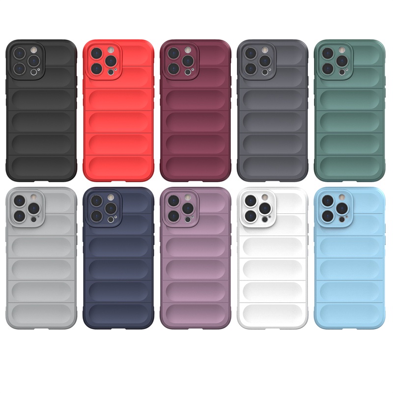 Ốp Điện Thoại TPU Mềm Bảo Vệ Camera Cho iPhone 11 12 13 Pro Max