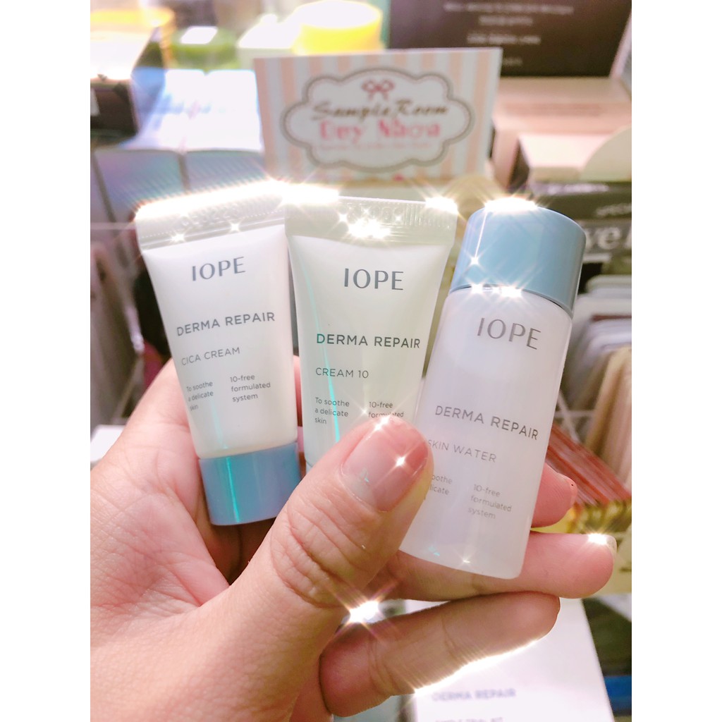 Bộ kit dưỡng da Iope Derma Repair Simple Trial Kit (3 Items minisize)