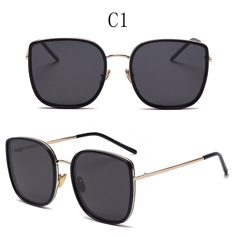 Kính Mát Gọng Vuông Chống Tia UV Cao Cấp Thời Trang Hàn Quốc