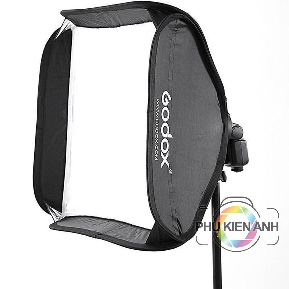 Softbox flash godox 60x60 và 80×80 đa dụng kèm ngàm, ngàm Bowen + grip tổ ong.