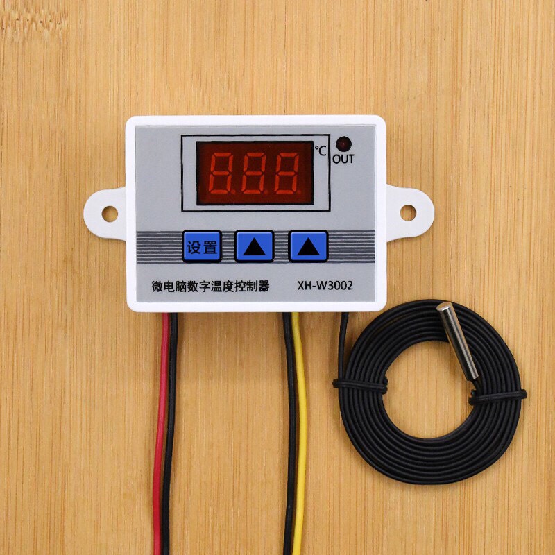 Bộ điều khiển nhiệt độ kỹ thuật số W3002 220V 10A dùng máy Nước nóng, điều khiển ấp trứng