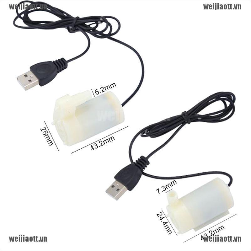 Máy Bơm Nước Mini 3v Màu Đen Cổng Usb 1m