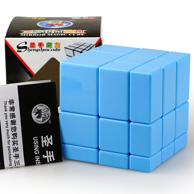 ShengShou Mirror Cube 3x3 Magic Cube sengso 3x3x3 speed Rubik's cube puzzle toys shengshou Mirror Khối rubik 3x3x3 57mm thú vị