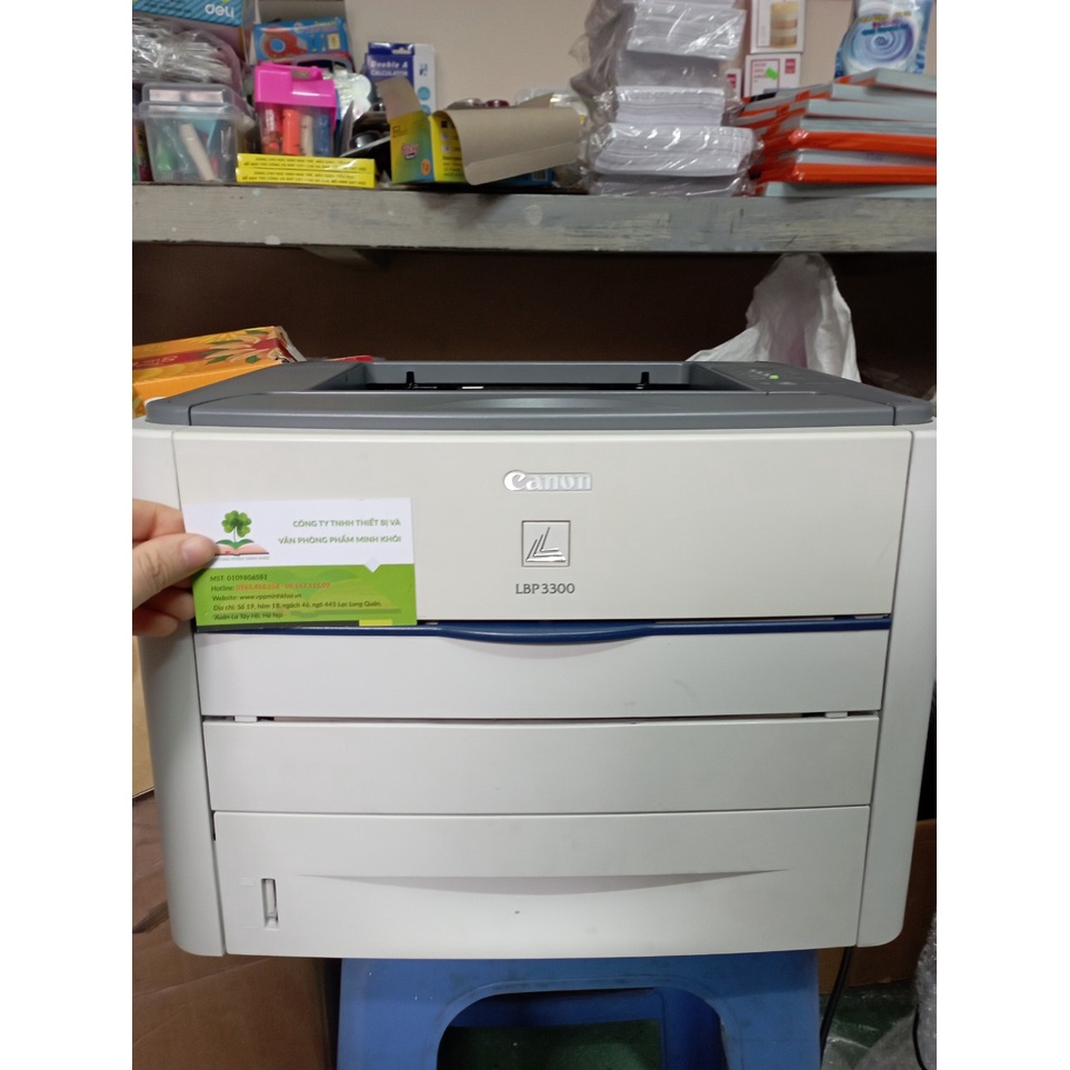 Máy in 2 mặt tự động Canon 3300, hộp mực to, có bảo hành