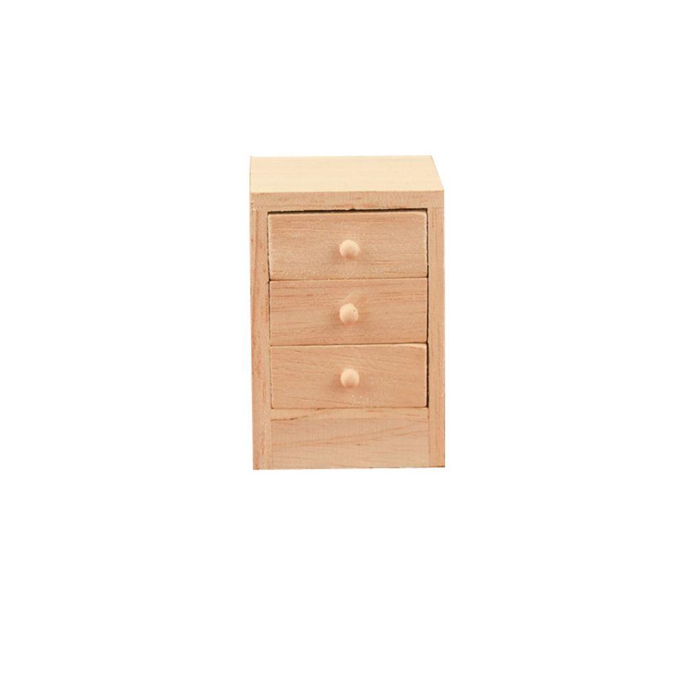 Bàn Đầu Giường Mini 4.1 * 4.4 * 6cm Trang Trí Nhà Búp Bê DIY