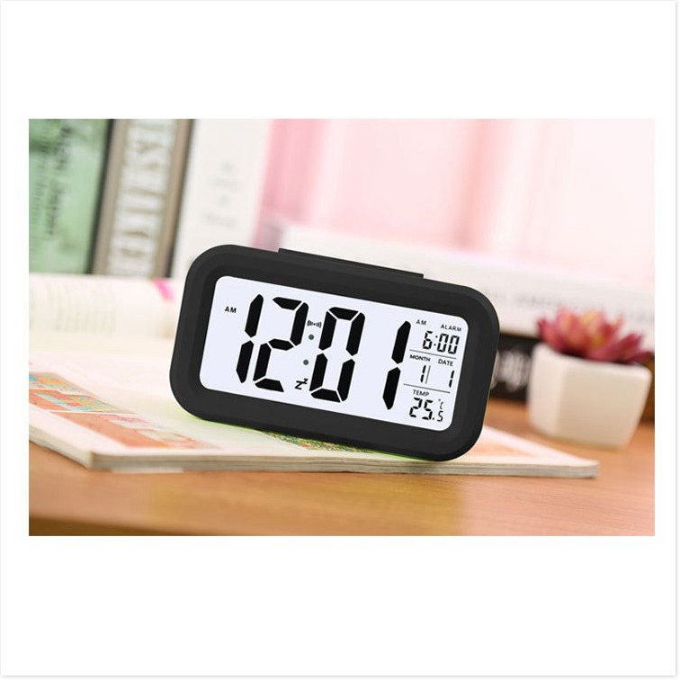 Đồng hồ Alarm SALE ️ Đồng hồ báo thức hình Led,  hiện thị cả nhiệt độ phòng, ngày tháng 4255
