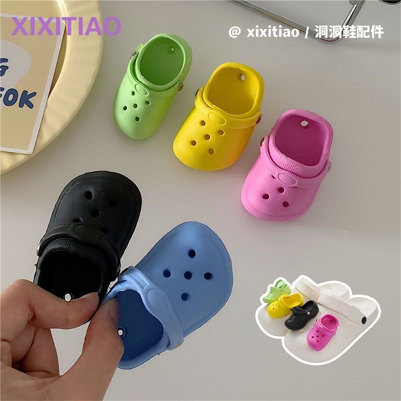 Set 5 Phụ Kiện Giày Mini Nhiều Màu Dễ Thương / Phụ Kiện Croc Jibbitz /sticker dép crocs, Phụ Kiện Tự Làm Giày / Sandal 3D / Phụ Kiện Có Thể Tháo Rời / Phụ Kiện Làm