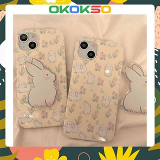 Suitable for OPPO mobile phone case Reno7pro/reno6 /7Z/5 new cartoon grass rabbit anti-fall mobile phone case soft shell R17 couple models 4Z 5G/A72/A53/A9 2020