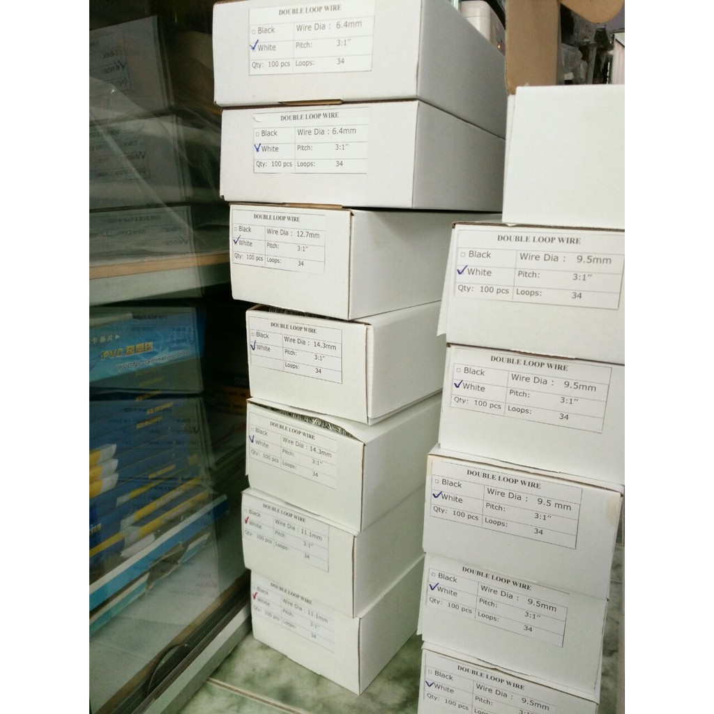 LÒ XO ĐÓNG KẼM ĐÓNG SÁCH - 6.4mm