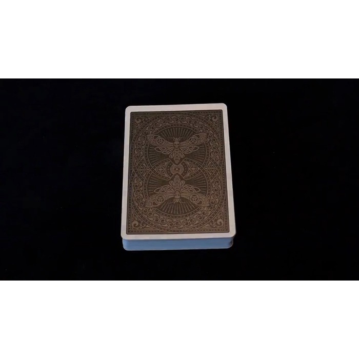 Bài tây, bài ảo thuật Bicycle Styx Playing Cards (White/Brown and Bronze) by US Playing Card Company - Hàng chính hãng