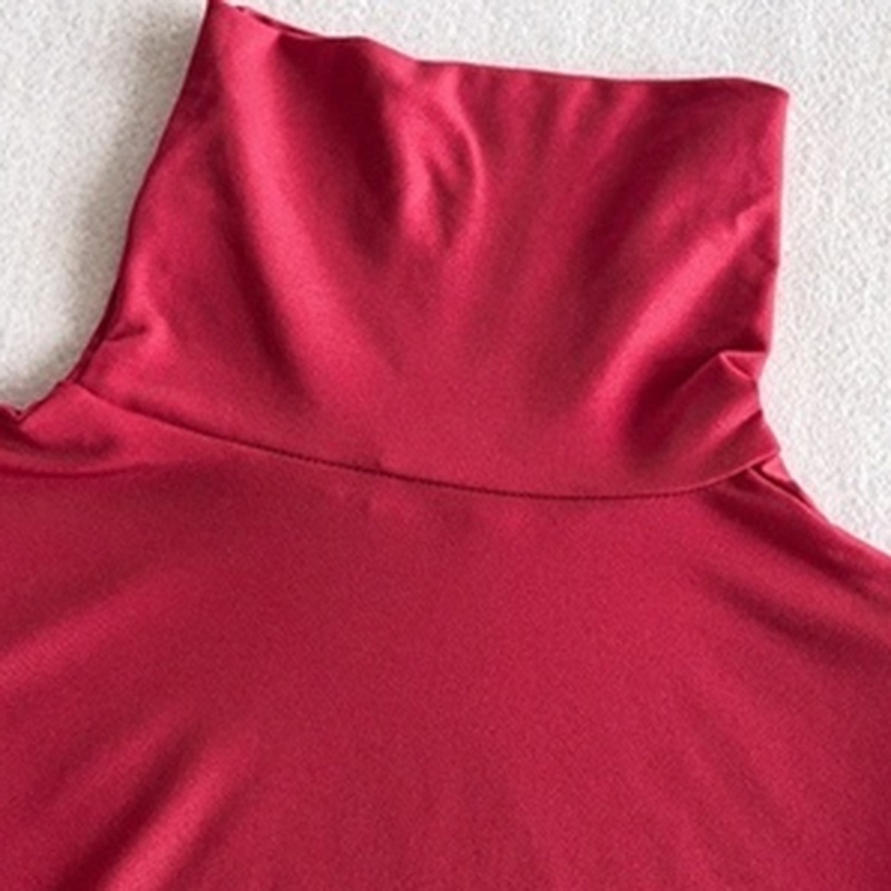 Bộ áo liền quần cổ lọ tay dài dáng ôm thời trang cho nữ | BigBuy360 - bigbuy360.vn