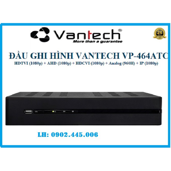 ĐẦU GHI HÌNH 4 kênh VANTECH VP-464ATC