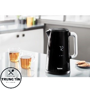 Ấm siêu tốc Tefal Smart & Light KO850810 1.7L Màn hình hiển thị kỹ thuật số, có đèn báo nhiệt độ khi đun