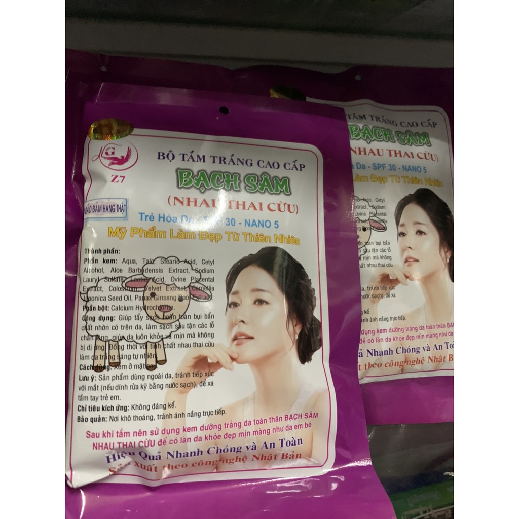 BỘ TẮM TRẮNG CAO CẤP BẠCH SÂM