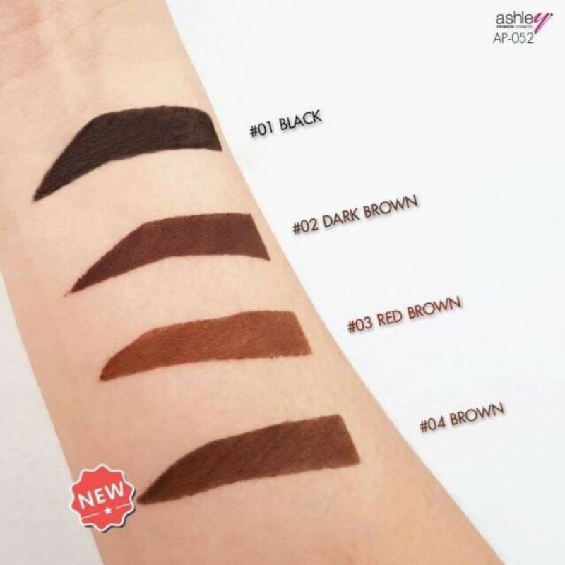 [ Chính Hãng ] Chì kẻ mày + chuốt gọt Thái Lan hãng cao cấp Ashley không trôi không lem Eyebrow Pencil - Thái Lan