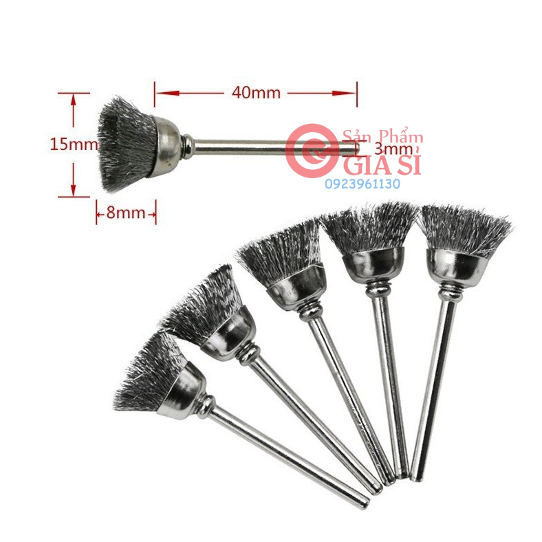 chổi đồng đánh rỉ sét kiểu dĩa, chụm, xòe dùng cho khoan mini cầm tay ❤️freeship❤️