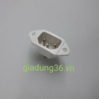 Ổ cắm 3 chấu chân đồng