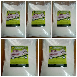 Bộ 5 gói Cơm dừa sấy khô Định Phú Mỹ - loại hạt nhỏ 1kg/gói