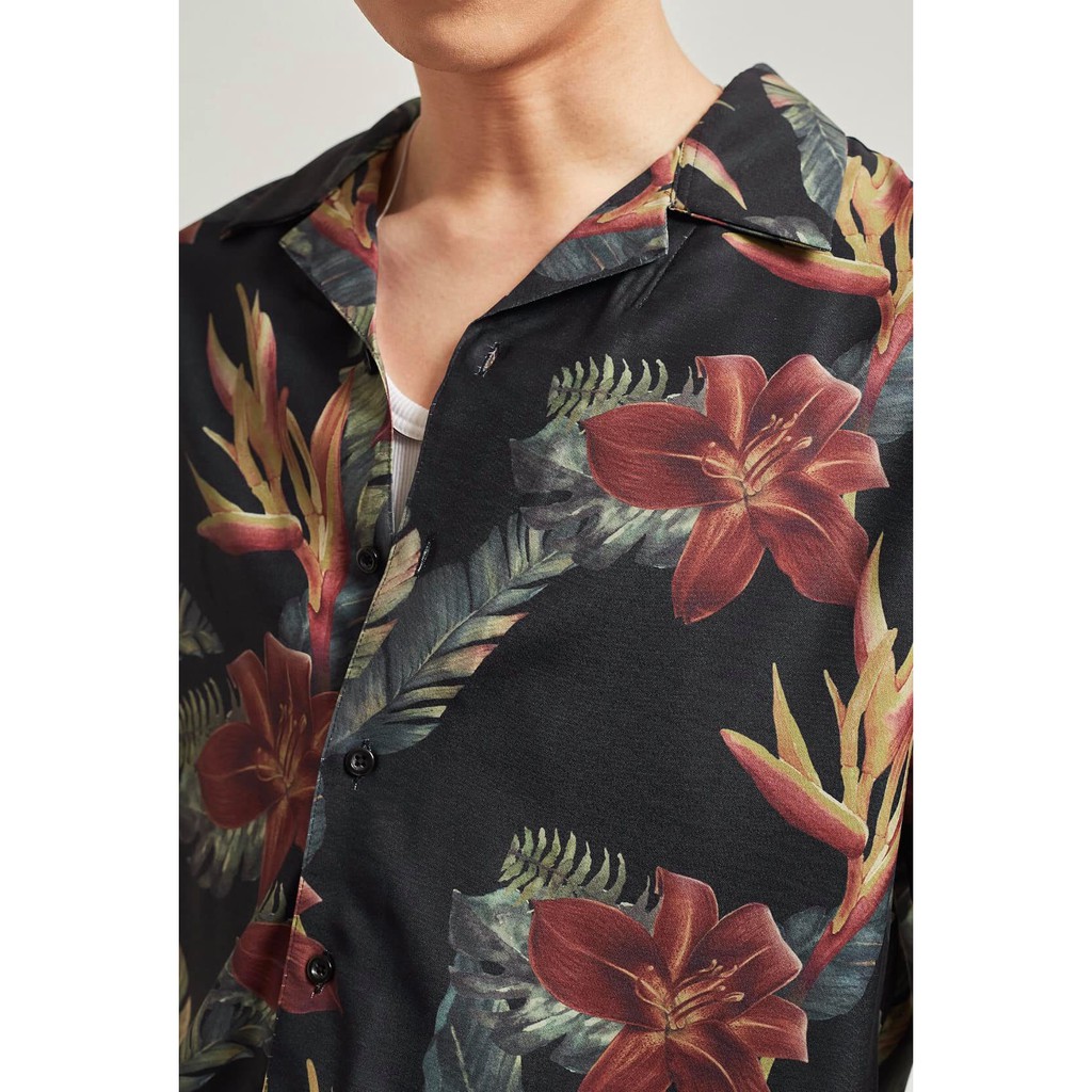 Áo Sơ Mi Ngắn Tay Nam Họa Tiết HIGHWAY MENSWEAR Tomas Cuban Shirt | BigBuy360 - bigbuy360.vn