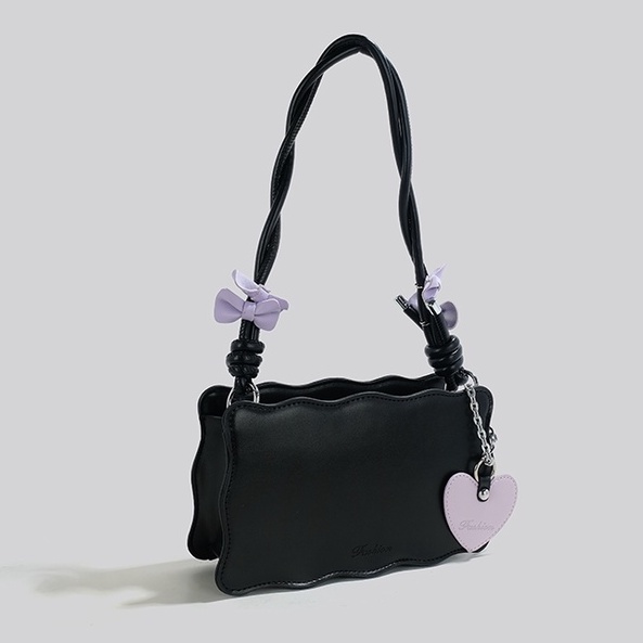 🌸Hàng Order🌸 Túi Xách Nữ CEEKAY Da Trơn Kiểu Sóng Khóa Kéo Quai Da Đan Đính Nơ Sang Chảnh Nữ Tính 🌸Hàng Quảng Châu