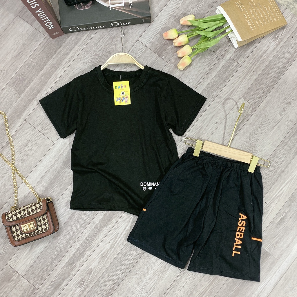 Set bộ quần áo trẻ em mùa hè dành cho bé trai 16-45KG mẫu BEAT THANH THINH