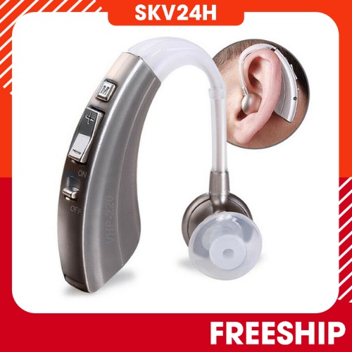 Máy Trợ Thính, Tai Nghe Trợ Thính Không Dây VHP220 - Khuếch Đại Âm Thanh Lớn, Lọc Tạp Âm 4 Cấp Độ, Siêu Tiết Kiệm Pin