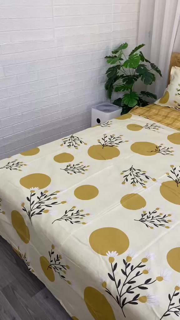 Bộ Chăn Ga Gối Coton 3D hàng nhập khẩu Emly Bedding.( Ảnh thật ) | BigBuy360 - bigbuy360.vn