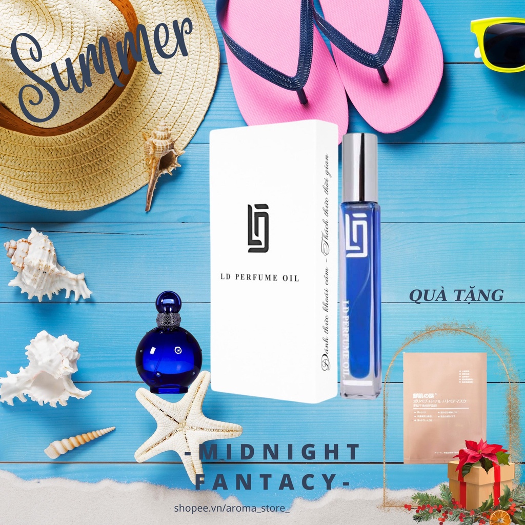 LD Perfume Oil Tinh dầu nước hoa Pháp MIDNIGHT FANTACY 12ml