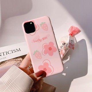 Ốp iPhone Hoa Dâu iPhone 7Plus/8Plus/X/Xs Max/11/11 Pro Max - ốp iphone