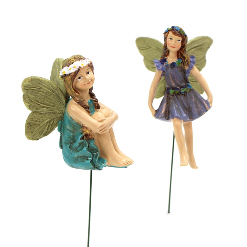 Set 6 Mô Hình Tượng Mini Trang Trí Sân Vườn