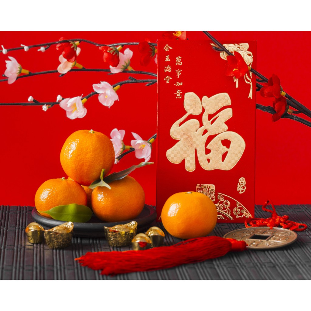 Tranh dán Tết chất liệu Vải Lụa 3D kích thước 200x150cm chèn chữ miễn phí