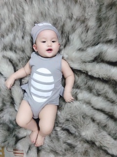 Set Body Suit Cá Mập (baby Shark)