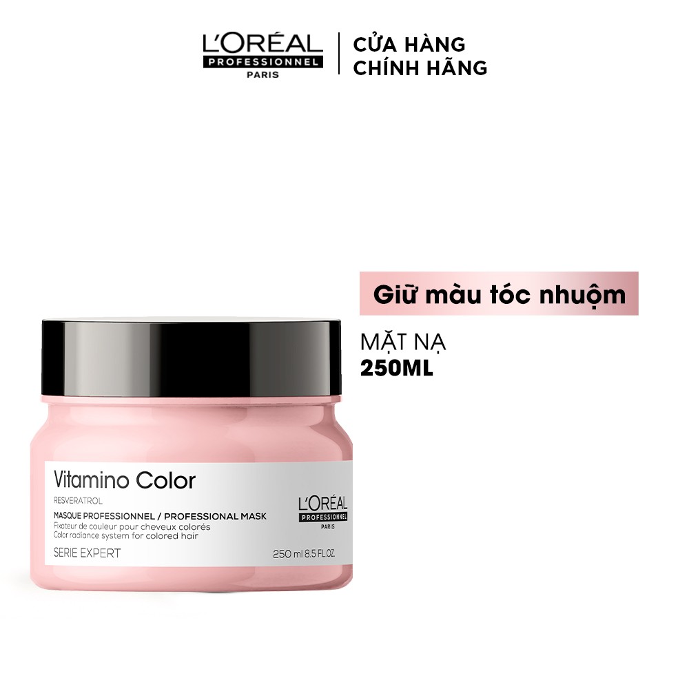 [Mã COSPPD05 giảm 10% đơn 400K] Dầu hấp giữ màu tóc nhuộm L'Oréal Professionnel Serie Expert Vitamino Color 250ml