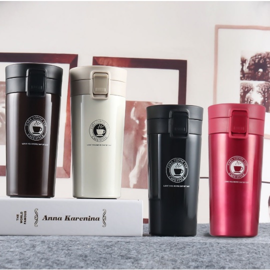 BÌNH GIỮ NHIỆT LY GIỮ NHIỆT 380ML CHẤT LƯỢNG - Bình Đựng Cafe Giữ Nhiệt 380 ml Loại Tốt