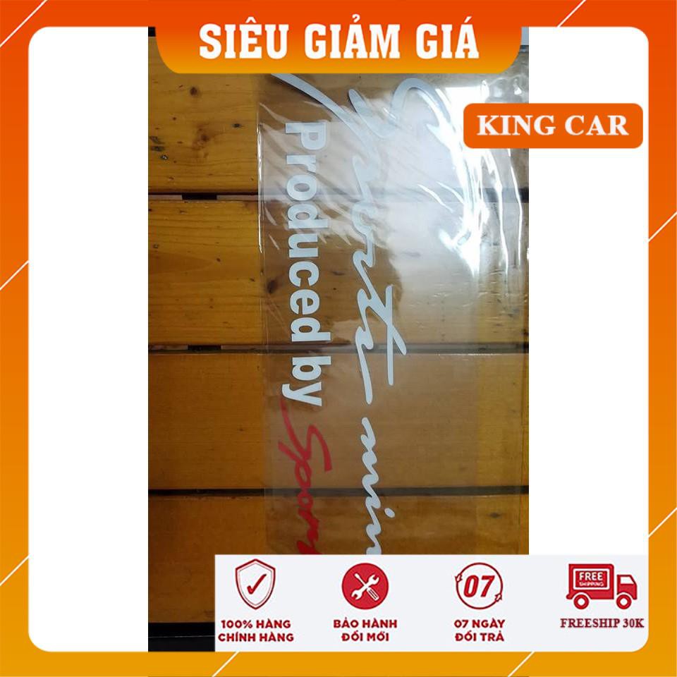 Decal tem sport mind trang trí ô tô tem dán nắp capo ô tô - Shop KingCar