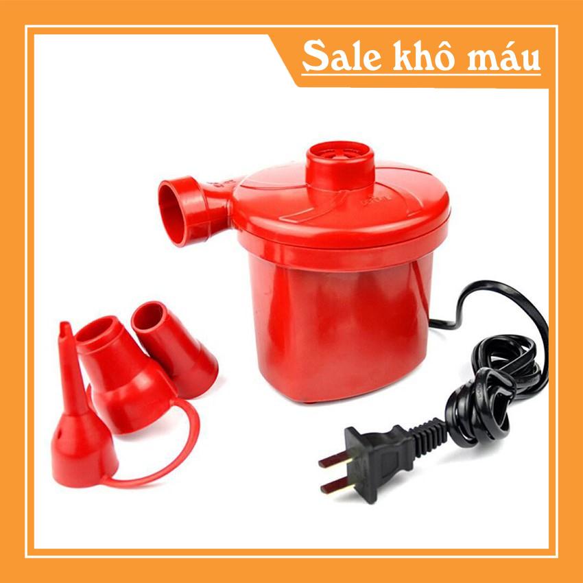 Freeship Bơm điện 2 chiều dùng bơm ghế hơi, đệm, phao bơi,