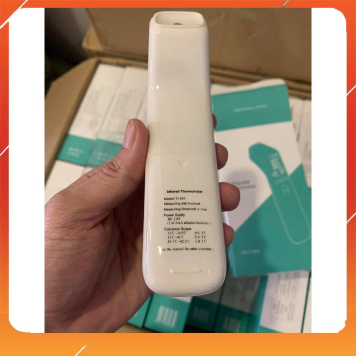 NHIỆT KẾ HỒNG NGOẠI ĐO NHIỆT ĐỘ CƠ THỂ T1803 CHÍNH HÃNG (sỉ lẻ)