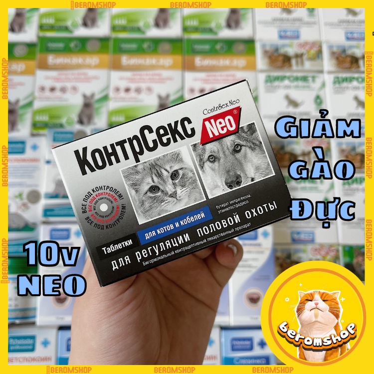 GIẢM TÈ BẬY, GIẢM GÀO CHO CHÓ MÈO NHẬP NGA CỰC HIỆU QUẢ